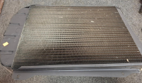 Classic Car Parts Lot: Radiator, Sliding Rear Window, Trim Rings, Firestik CB Antenna - 3