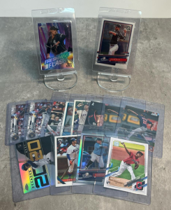 Rookie & Insert Baseball Card Lot &ndash; Topps/Donruss &ndash; Kopech, Cease, Alonso &ndash; Chrome & Parallels