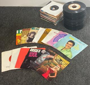 7" Vinyl Singles Lot &ndash; Elvis Presley, Madonna, Aerosmith, INXS, AC/DC, Picture Sleeves