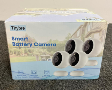 Thybiro CG9S-4 2K Wireless Security Camera System, 4-Pack, IP67, Full-Color Night Vision