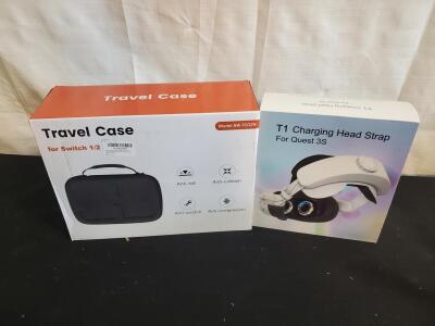 BINBOK VR T3S Charging Head Strap for Meta Quest 3/3S with 8,000mAh Battery Pack and Traveling Case