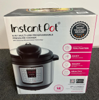Instant Pot IP-LUX80 8 Quart 6-in-1 Multi-Use Programmable Pressure Cooker, Stainless Steel