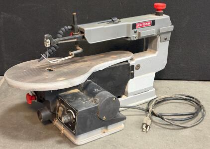Craftsman 16-in Variable Speed Scroll Saw, Model 137.216021, 1.6A, 120V, ETL, Serial ESN1040