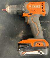Ridgid 18V Power Tool Set: Drill/Driver R86001, Jigsaw R86002, Impact, Charger, Batteries, Work Light - 2