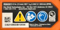 Ridgid 18V Power Tool Set: Drill/Driver R86001, Jigsaw R86002, Impact, Charger, Batteries, Work Light - 3