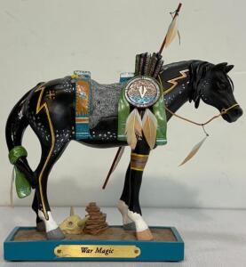 Trail Of Painted Ponies "War Magic" Collectible Figurine By Rance Hood & Kathleen Moody