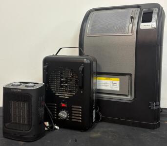 (3) Portable Heaters - Lasko Heater, Home Accents Heater, Fan-Forced Heater