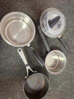 Assorted Cookware Set &ndash; 9+ Pots/Pans, 4-5 Lids, Baking Sheets, Dish Rack - 2