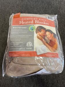 Biddeford Queen Heated Blanket, Dual Control, 10 Heat Settings, 84x90 in, 100% Polyester