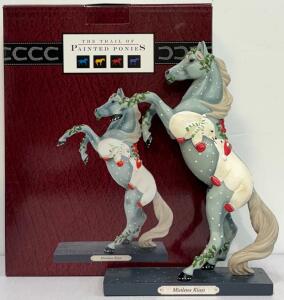 Trail of Painted Ponies Mistletoe Kisses Figurine, 2020 Lorna Matsuda, Limited Edition 1E/0819, Box