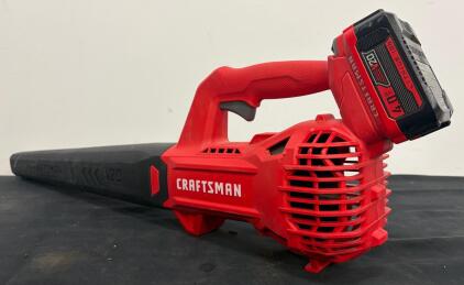 Craftsman V20 Cordless Leaf Blower CMCBL710, 20V 4.0Ah Battery, 340 CFM, 90 MPH