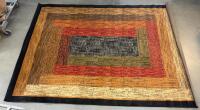 Modern Multicolor Geometric Area Rug and Runner Set, Synthetic Fiber - 2