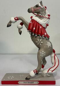 Trail of Painted Ponies "First Snowfall" Figurine by Loma Matsuda, Limited Edition 6009530, 7&rdquo; Tall