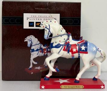 Trail of Painted Ponies Star Spangled Rodeo Patriotic Figurine 4046344 1E/1,379 Boxed
