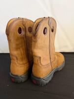 Twisted X Women's 9" All Around Work Boot WAB0001, Size 7M, Distressed Saddle Leather - 3