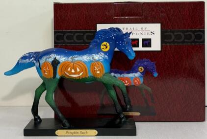 Trail of Painted Ponies "Pumpkin Patch" Figurine by Jennifer MacNeill-Traylor, 2014 Limited Edition