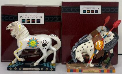 Trail of Painted Ponies Collectible Figurines: Tatanka Ska & Trail&rsquo;s End