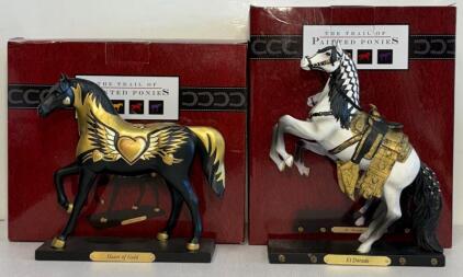 Trail of Painted Ponies "El Dorado" and "Heart of Gold" Collectible Figurines