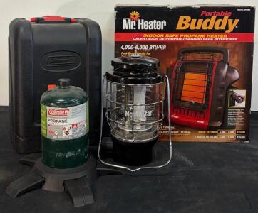 Mr. Heater Portable Buddy MH9BX 9,000 BTU Propane Heater & Coleman NorthStar Lantern Set