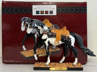 The Trail of Painted Ponies Winchester by Lorna Matsuda, Resin Figurine, Box, 8"x6", 2022, 1E/0679