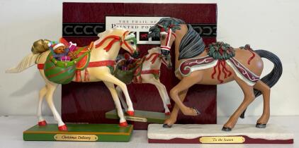 Trail of Painted Ponies "Christmas Delivery" and "'Tis the Season" Collectible Figurines