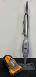 Shark S3601 Steam Mop & Eureka 71B EasyClean Handheld Vacuum, Electric, Purple & Yellow, Cleaners