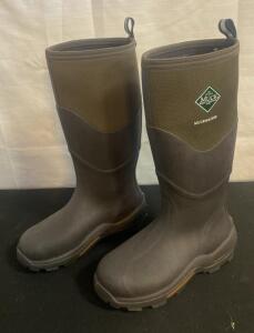 Men&rsquo;s Muck Boot Company Muckmaster Waterproof Size 7/8 Neoprene Work Farm Boots Black