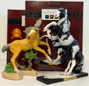 Trail of Painted Ponies "Voodoo" & "Cloud Hunter" Figurines, Boxed, 1E Editions, Item #6007398 #4053769