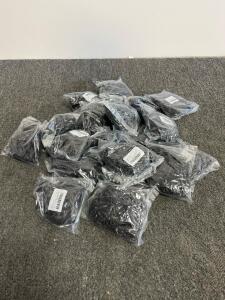 Black Flat Rubber Bands, Size #33, 3-1/2" x 1/8", Approx. 500-1,500 Bands