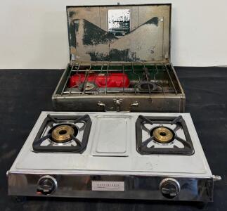 Coleman 413H Dual-Burner White Gas Camp Stove, USA & Stainless Steel 2-Burner LPG Stove India