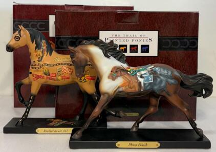 Trail of Painted Ponies Collectible Figurines: Photo Finish & Rockin' Route 66!