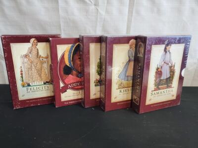 Vintage Pleasant Company American Girl Book Sets - Felicity, Molly, Samantha, Kirsten, Addy, Boxed
