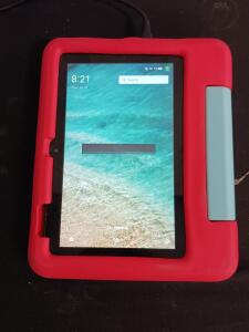 Amazon Fire HD 8 Kids Edition Tablet, 8" Display, Red/Blue Case, Wi-Fi, Alexa Support, Kid-Proof Case