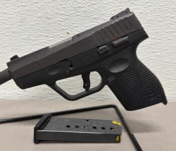 Taurus 709 Slim 9mm Pistol, 3.2" Barrel, 7+1 Capacity, Serial TJS19228