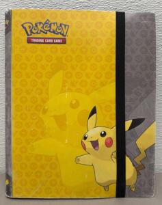Yellow Pok&eacute;mon Binder W/ Over 200 Pok&eacute;mon Cards