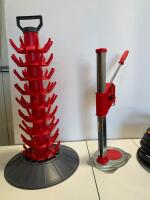 Homebrewing Starter Kit (Incomplete): Bottle Tree, Bench Capper, 5-Gal Buckets, Hoses, Malted Barley - 5