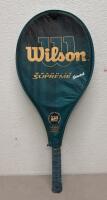 Wilson Ultra OS+ Stretch Tennis Racquet, 4 1/2" Grip, Graphite Composite, 27.5" Length - 3