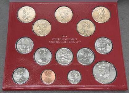 2013 United States Mint Uncirculated Coin Set (Denver Mint) &ndash; 14 Coins
