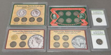 Historic U.S. Nickel Collection: Liberty Head, Buffalo, Jefferson, and Wartime Silver Nickels