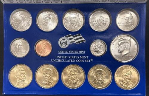 2008 U.S. Mint Uncirculated Coin Set (Philadelphia) &ndash; 14 Coins Including Final State Quarters