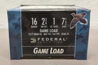 Federal Game Load 16 Gauge 2-3/4&rdquo; 1oz Shotshells, Multiple Shot Sizes, 25 Rounds/Box. 75 Rounds Total - 2