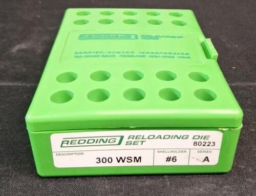 (1) 2-Piece Redding Reloading Die Set 80223 For .300 WSM