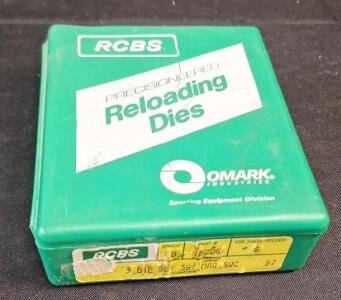 (1) RCBS 3-Piece Reloading Die Set 18206 For .357 Mag SWC
