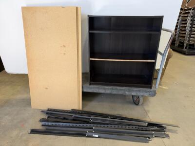 Industrial Boltless Steel Shelving Unit, 48" x 24" x 72", & 5 Shelves, 500 lbs Capacity/Shelf