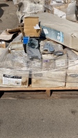 Pallet of Privacy Locks, Lights, In Wall Electrical Brackets and More