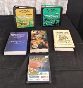 (5) Gun Ammo Reloading Manuals & (1) DVD