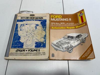 Ford Mustang II 1974&ndash;1978 Haynes Repair Manual & 1979 Ford Engine Shop Volume 2, Multi-Model