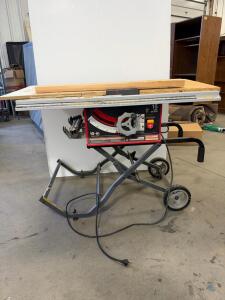 Craftsman 10" Table Saw Model 315.218290, 15A Motor, 0&deg;&ndash;45&deg; Bevel, 3-9/16" Max Cut Depth **Tested**