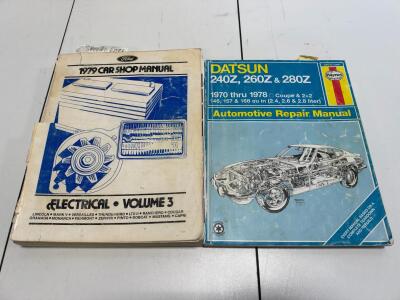 Ford 1979 Electrical Shop Manual Vol 3 + Haynes Datsun 240Z 260Z 280Z 1970-78 Repair Manual Set