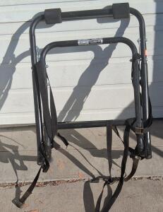 Hollywood Racks 2-Bike Trunk Mount Rack, Steel Frame, Fits Most Sedans, Foam Padding, Black